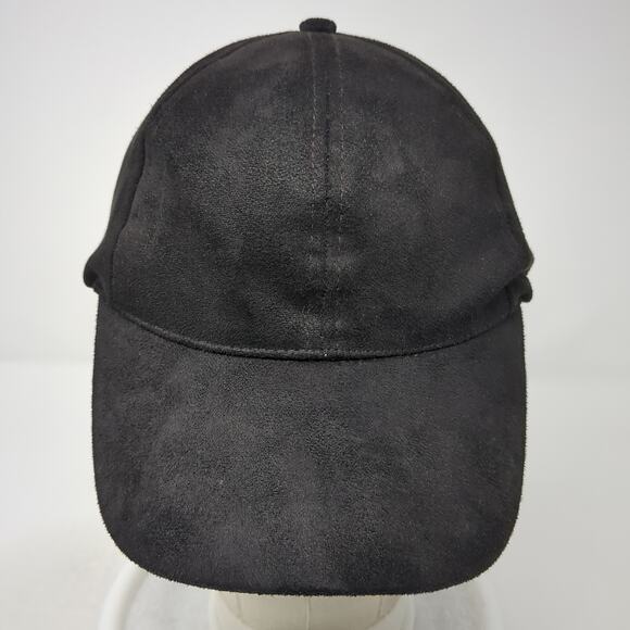William B Slideback Baseball Cap Black One Size Adjustable Outdoor Blank Poly - Picture 2 of 9